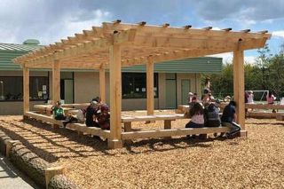 Primair Onderwijs - buitenlokaal - houten frame
